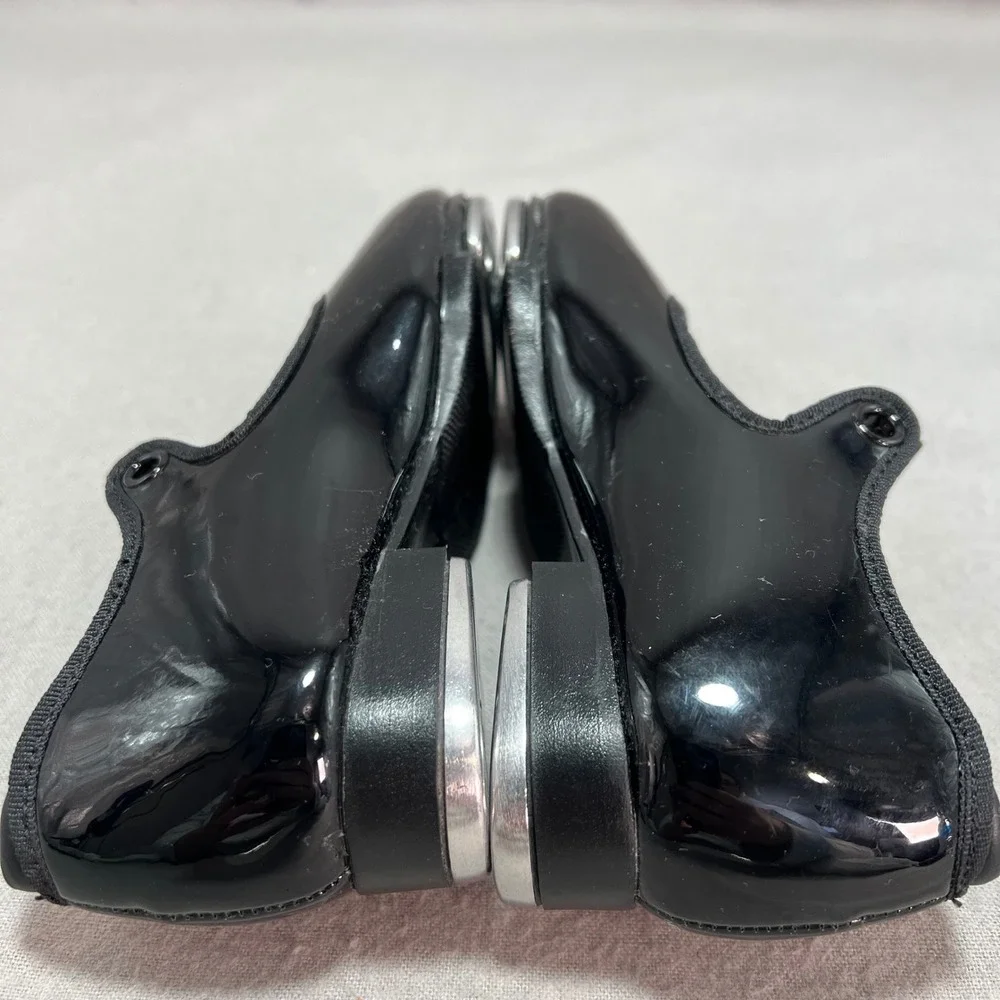 Capezio Jr. Tyette Tap Child Shoe Black Patent Leather Dance Mary Jane N625C 9M